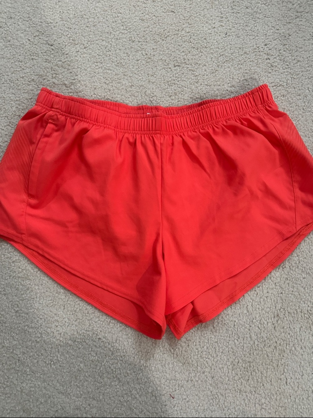 Oiselle Orange/coral size 6 Distance shorts